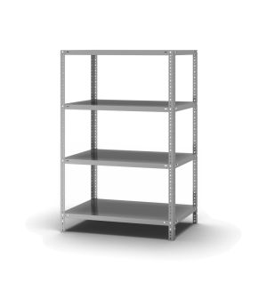 Edelstahlregal Grundregal WR, 1.500×1.000×600 mm, Edelstahl