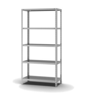 Edelstahlregal Grundregal WR, 2.000×1.000×400 mm, Edelstahl