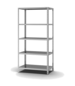 Edelstahlregal Grundregal WR, 2.000×1.000×500 mm, Edelstahl