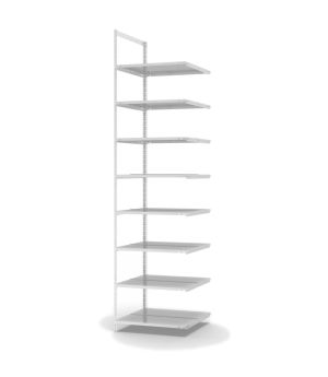 Aktenregal Anbauregal WR, 2.900×750×600 mm, lichtgrau