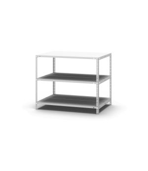 Aktenregal Grundregal WR, 800×1.000×600 mm, lichtgrau