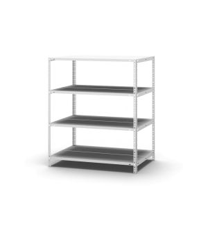Aktenregal Grundregal WR, 1.150×1.000×600 mm, lichtgrau
