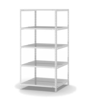 Aktenregal Grundregal WR, 1.500×750×600 mm, lichtgrau