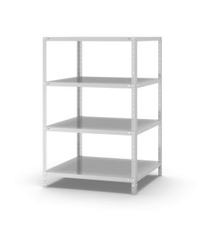 Fachbodenregal Grundregal WR, 1.500×1.000×800 mm, lichtgrau