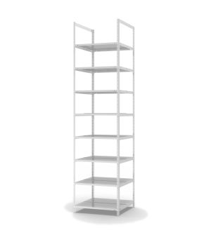 Aktenregal Grundregal WR, 2.900×750×600 mm, lichtgrau