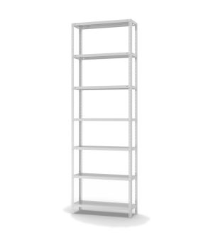 Fachbodenregal Grundregal WR, 3.000×1.000×300 mm, lichtgrau