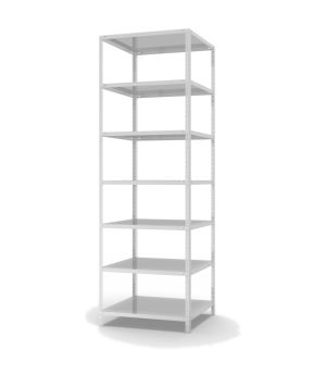Fachbodenregal Grundregal WR, 3.000×1.000×800 mm, lichtgrau