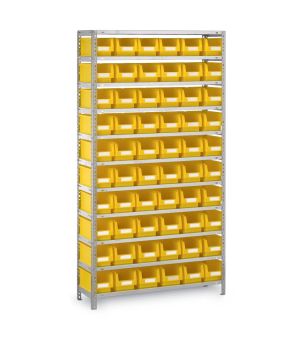 Kästenregal Grundregal WR, 1.850×1.000×300 mm, verzinkt