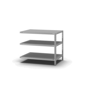 Fachbodenregal Anbauregal WR, 800×1.000×600 mm, verzinkt
