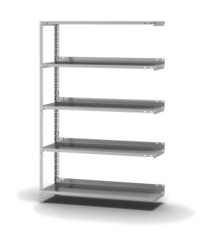 Aktenregal Anbauregal WR, 1.500×1.000×300 mm, verzinkt