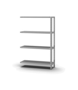 Fachbodenregal Anbauregal WR, 1.500×1.000×300 mm, verzinkt