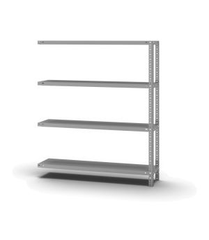 Fachbodenregal Anbauregal WR, 1.500×1.300×300 mm, verzinkt