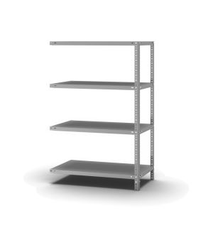 Fachbodenregal Anbauregal WR, 1.500×1.000×500 mm, verzinkt
