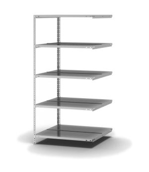 Aktenregal Anbauregal WR, 1.500×750×600 mm, verzinkt