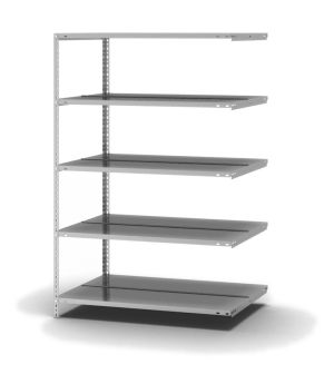 Aktenregal Anbauregal WR, 1.500×1.000×600 mm, verzinkt