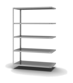 Fachbodenregal Anbauregal WR, 2.000×1.300×600 mm, verzinkt