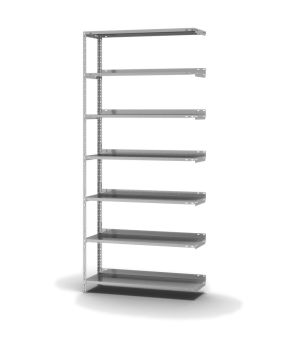 Aktenregal Anbauregal WR, 2.200×1.000×300 mm, verzinkt