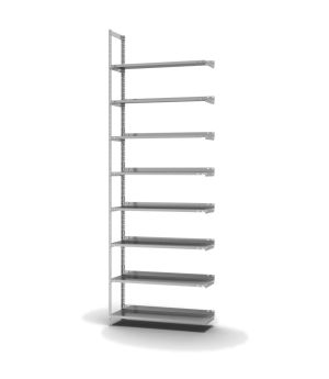 Aktenregal Anbauregal WR, 2.900×1.000×300 mm, verzinkt
