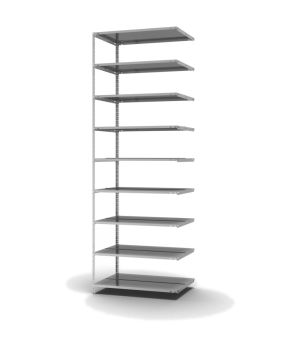 Aktenregal Anbauregal WR, 2.900×1.000×600 mm, verzinkt