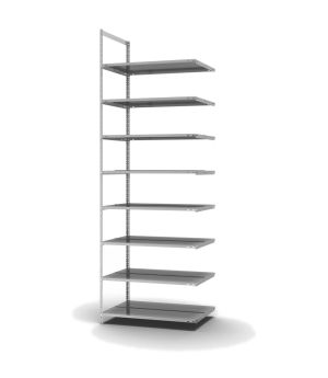 Aktenregal Anbauregal WR, 2.900×1.000×600 mm, verzinkt
