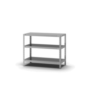 Fachbodenregal Grundregal WR, 800×1.000×400 mm, verzinkt