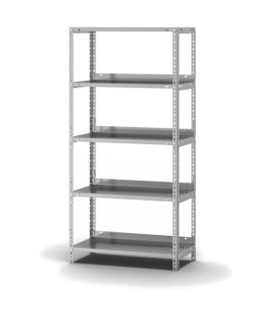 Aktenregal Grundregal WR, 1.500×750×300 mm, verzinkt