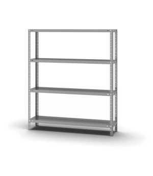 Fachbodenregal Grundregal WR, 1.500×1.300×300 mm, verzinkt