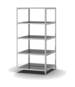 Aktenregal Grundregal WR, 1.500×750×600 mm, verzinkt
