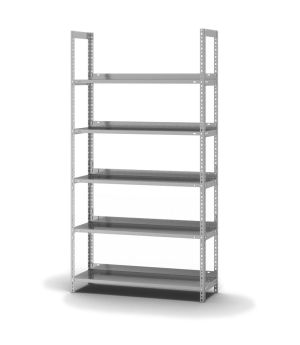 Aktenregal Grundregal WR, 1.850×1.000×300 mm, verzinkt
