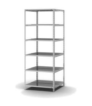 Aktenregal Grundregal WR, 1.850×750×600 mm, verzinkt