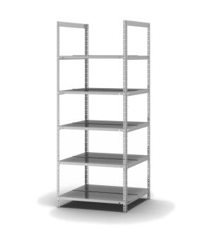 Aktenregal Grundregal WR, 1.850×750×600 mm, verzinkt
