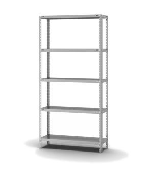 Fachbodenregal Grundregal WR, 2.000×1.000×300 mm, verzinkt