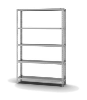 Fachbodenregal Grundregal WR, 2.000×1.300×300 mm, verzinkt