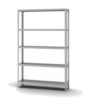 Fachbodenregal Grundregal WR, 2.000×1.300×300 mm, verzinkt