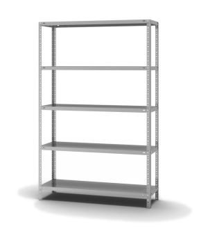 Fachbodenregal Grundregal WR, 2.000×1.300×400 mm, verzinkt
