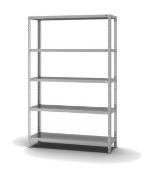 Fachbodenregal Grundregal WR, 2.000×1.300×400 mm, verzinkt