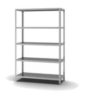 Fachbodenregal Grundregal WR, 2.000×1.300×500 mm, verzinkt
