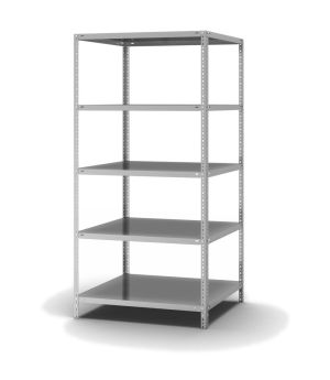 Fachbodenregal Grundregal WR, 2.000×1.000×800 mm, verzinkt