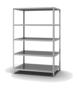 Fachbodenregal Grundregal WR, 2.000×1.300×800 mm, verzinkt