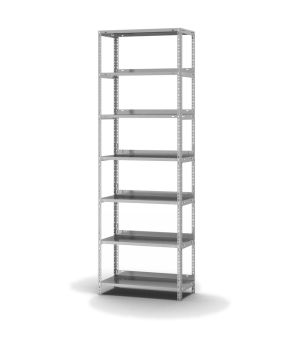 Aktenregal Grundregal WR, 2.200×750×300 mm, verzinkt