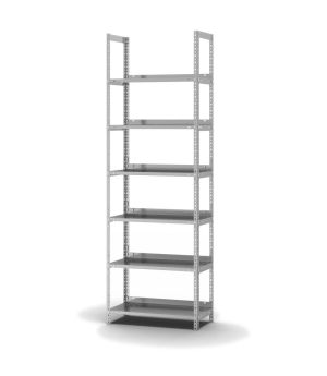 Aktenregal Grundregal WR, 2.200×750×300 mm, verzinkt