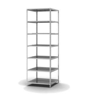 Aktenregal Grundregal WR, 2.200×750×600 mm, verzinkt