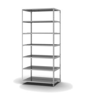 Aktenregal Grundregal WR, 2.200×1.000×600 mm, verzinkt