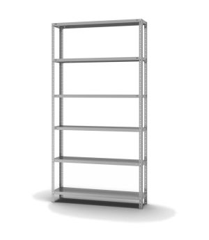 Fachbodenregal Grundregal WR, 2.500×1.300×300 mm, verzinkt