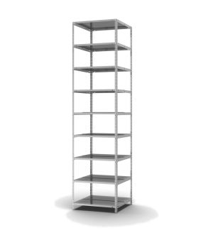 Aktenregal Grundregal WR, 2.900×750×600 mm, verzinkt