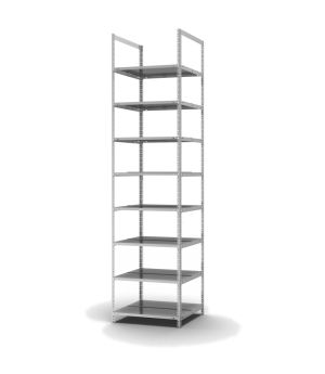 Aktenregal Grundregal WR, 2.900×750×600 mm, verzinkt