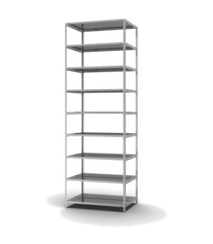 Aktenregal Grundregal WR, 2.900×1.000×600 mm, verzinkt