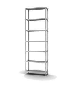 Fachbodenregal Grundregal WR, 3.000×1.000×300 mm, verzinkt