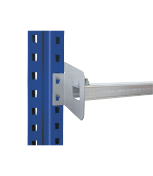 Durchschubsicherung für Palettenregal 950 mm Überstand 75 mm von SCHULTE Lagertechnik