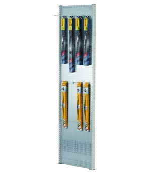 Euro-Lochblech-Seitenwand für T-Profil Ständerrahmen MULTIplus 1000x300 mm (HxT)